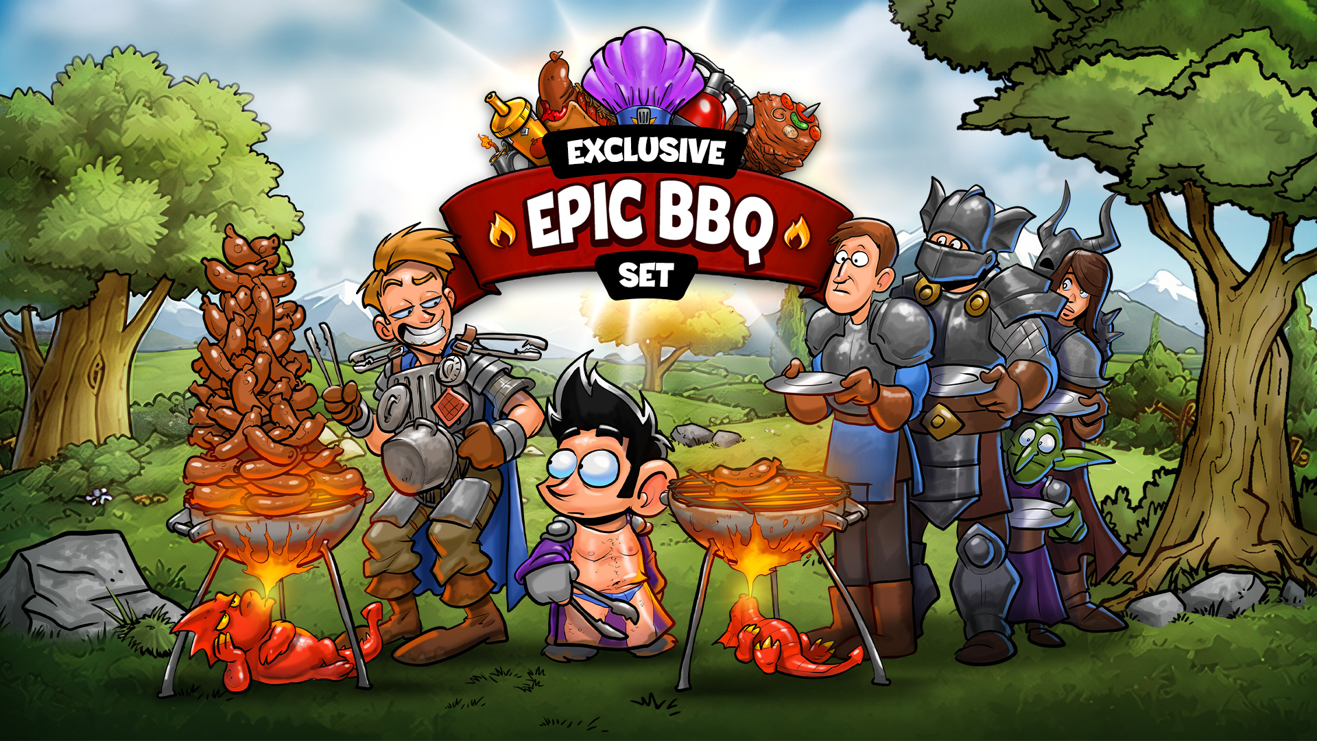 New epic item set: BBQ Set