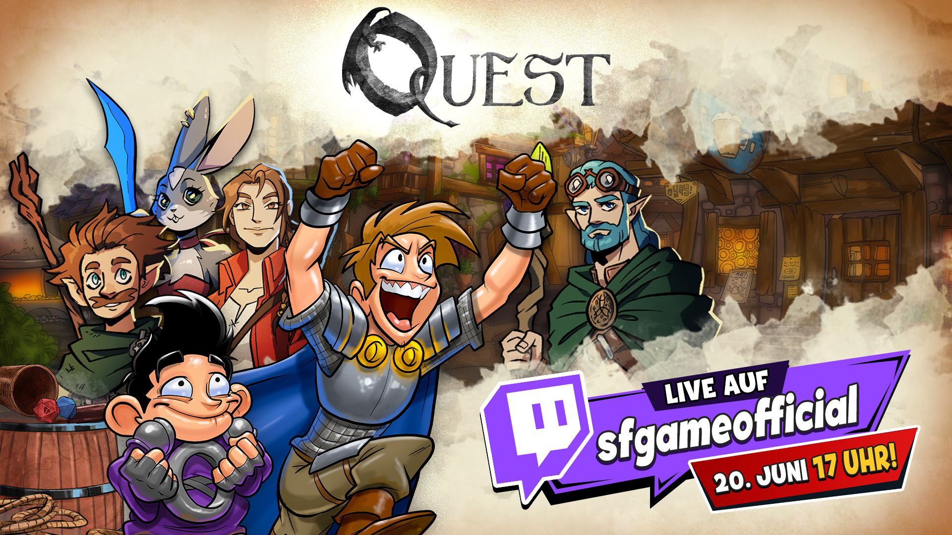 Join the epic Pen and Paper adventure!